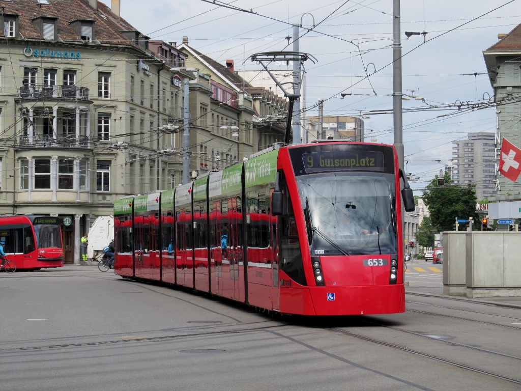 Берн, Siemens Combino XL № 653