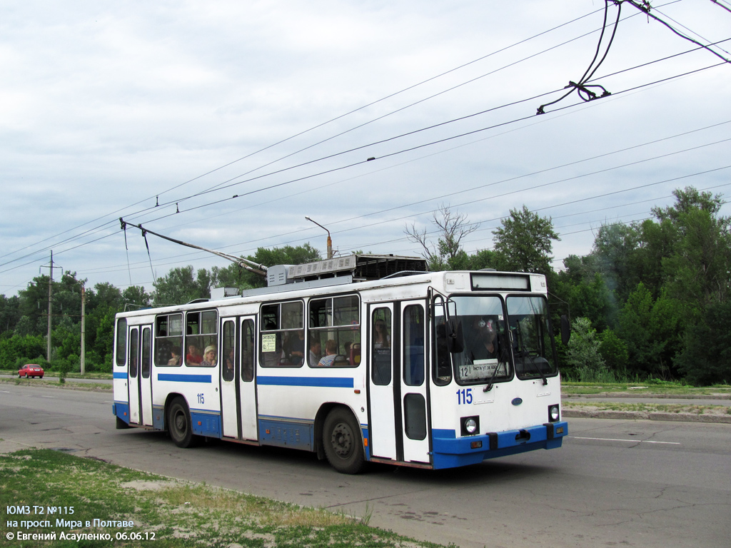 Полтава, ЮМЗ Т2 № 115