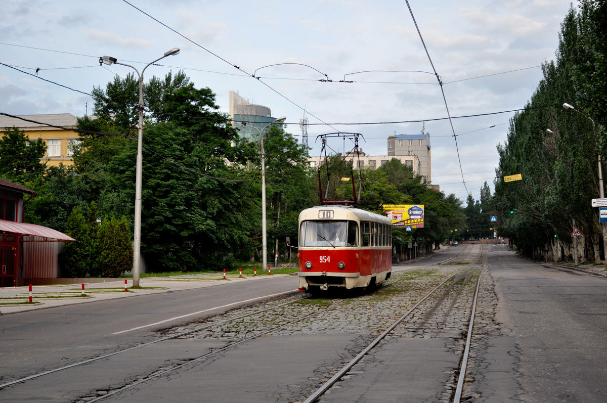 Донецк, Tatra T3SU № 954