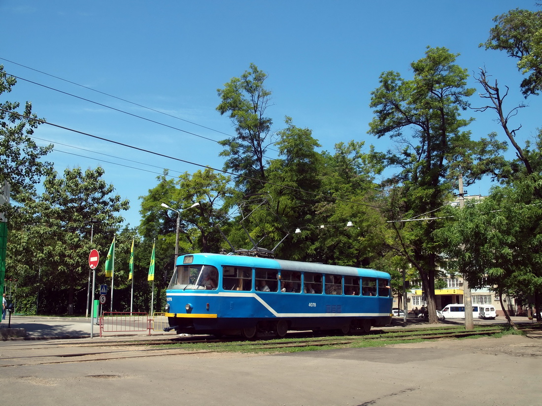 Одесса, Tatra T3R.P № 4078