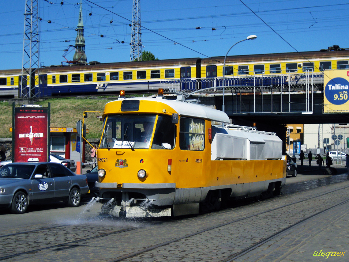 Рига, Tatra T3SU (двухдверная) № 88021
