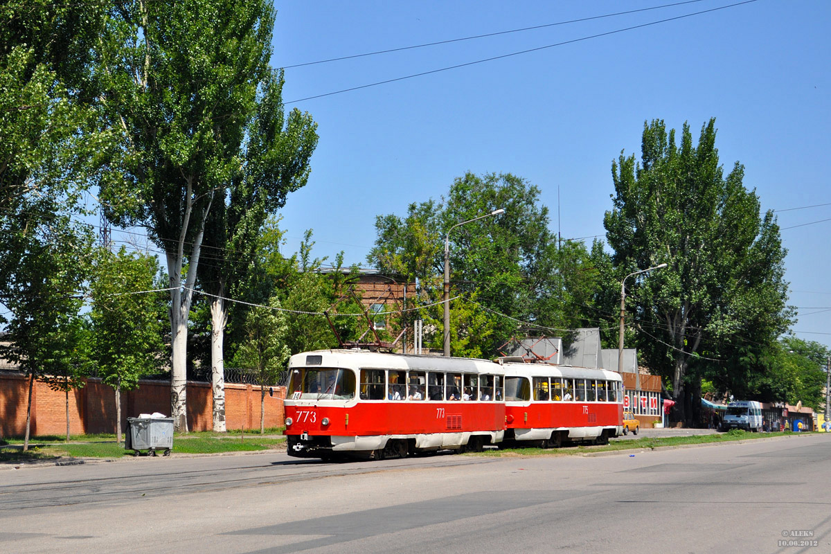 Záporoží, Tatra T3SU č. 773; Záporoží, Tatra T3SU č. 775