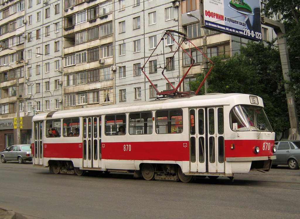 Самара, Tatra T3SU № 870 Самара, Tatra T3SU № 870
