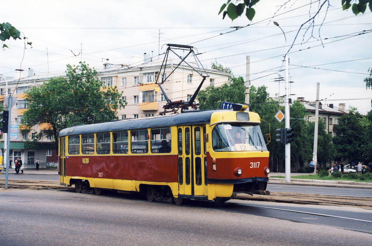 Ufa, Tatra T3SU (2-door) nr. 3117; Ufa — Closed tramway lines