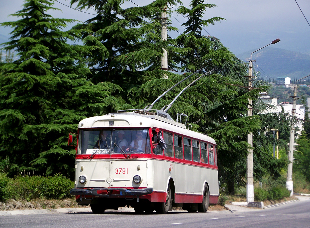 Крымский троллейбус, Škoda 9TrH29 № 3791