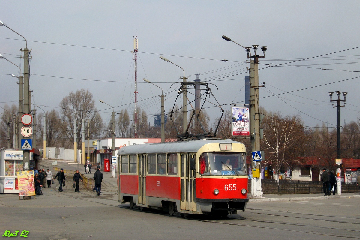 Каменское, Tatra T3SU № 655