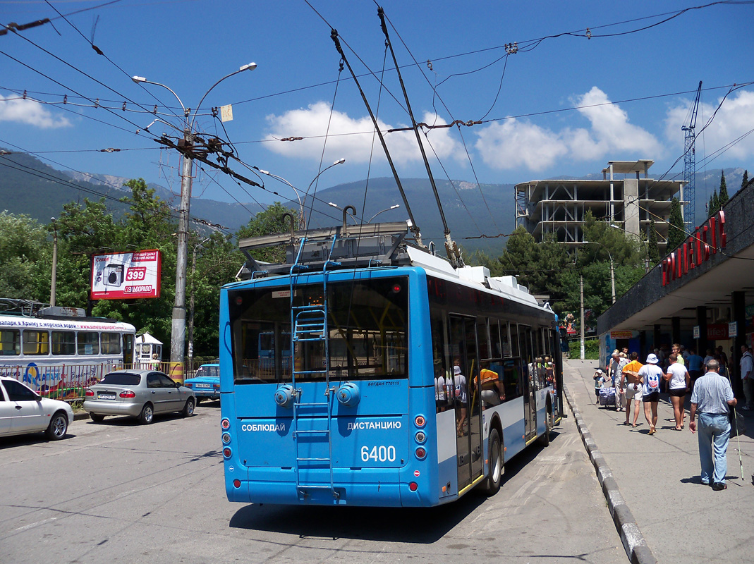 Крымский троллейбус, Богдан Т70115 № 6400