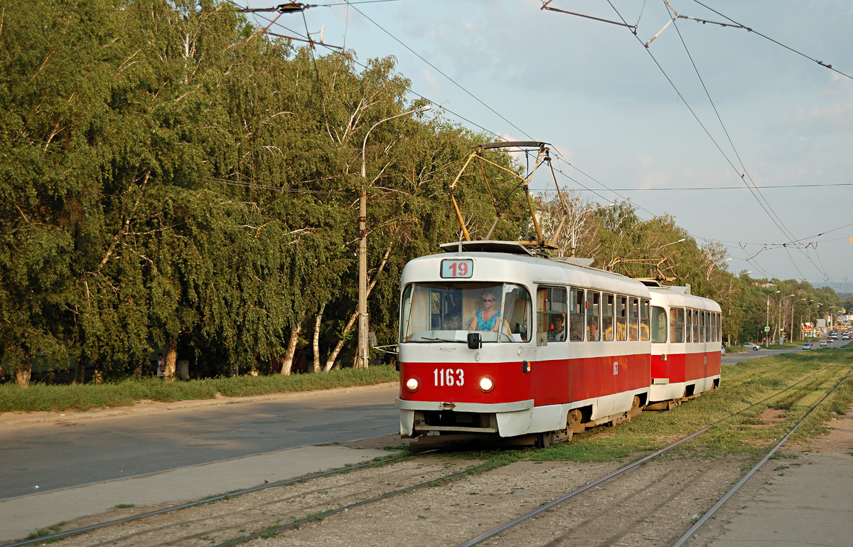 Самара, Tatra T3SU (двухдверная) № 1163