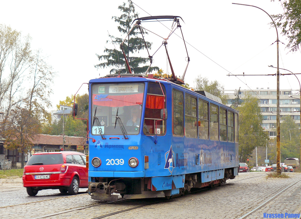 Sofia, Tatra T6A2B Nr 2039