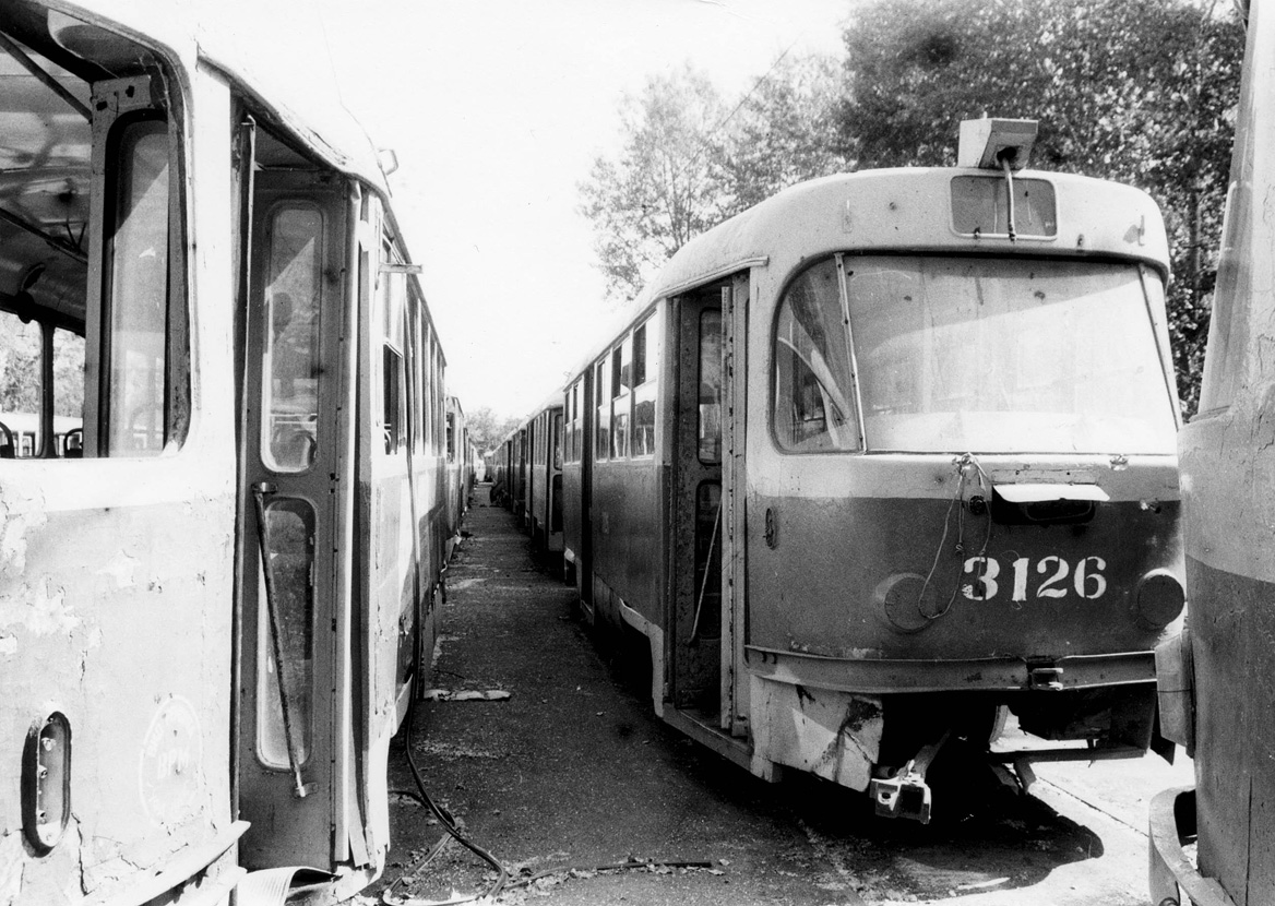 Уфа, Tatra T3SU № 3126; Уфа — Исторические фотографии; Уфа — Трамвайное депо № 2 (ранее № 3)