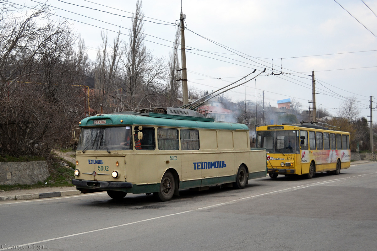 Крымский троллейбус, Škoda 9Tr10 № 5002