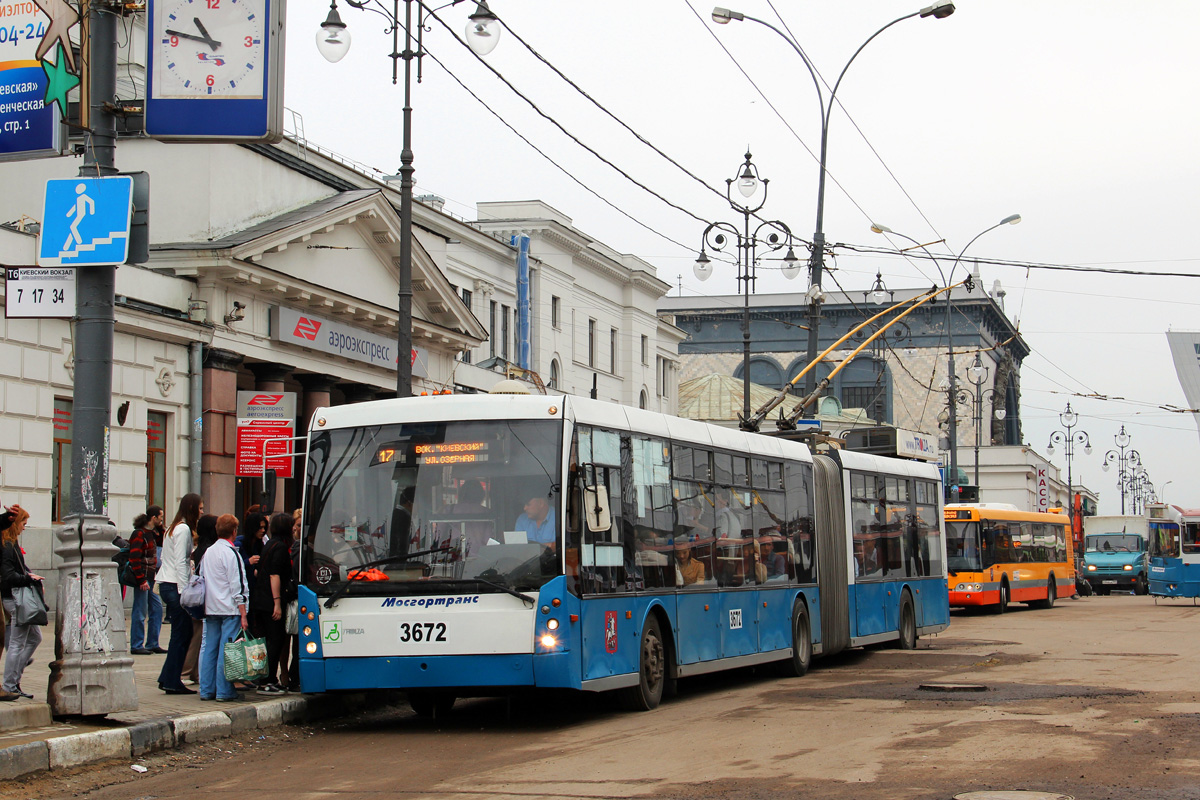 Москва, Тролза-6206.00 «Мегаполис» № 3672