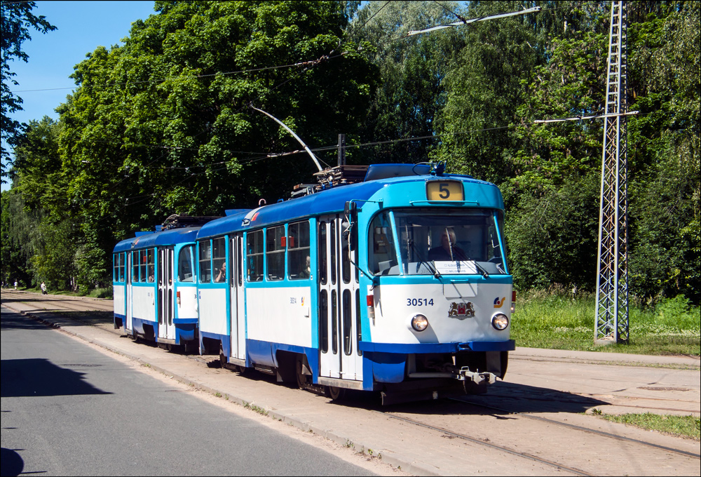 Рига, Tatra T3A № 30514