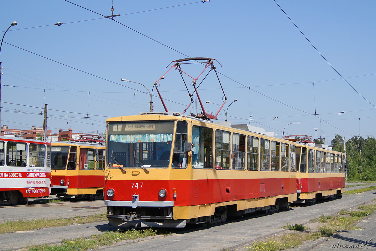 Екатеринбург, Tatra T6B5SU № 747