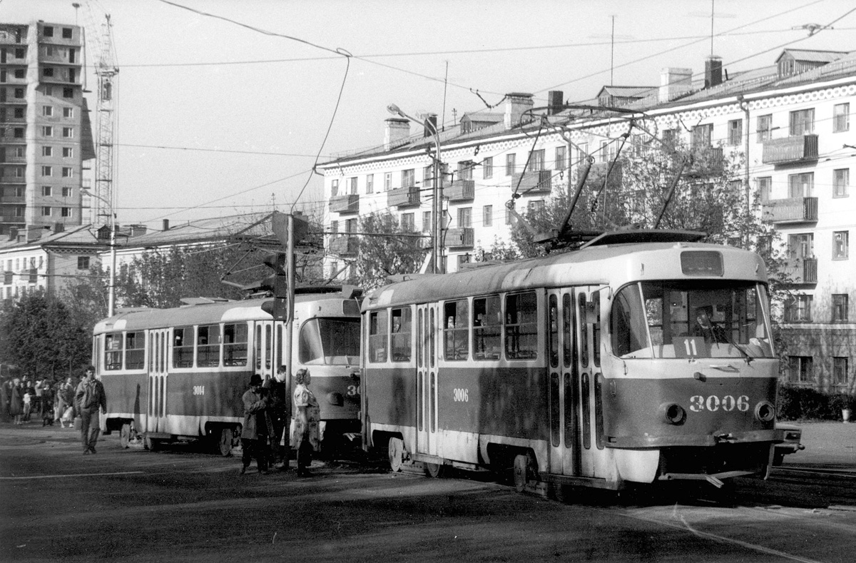 Уфа, Tatra T3SU № 3006; Уфа — Закрытые трамвайные линии; Уфа — Исторические фотографии
