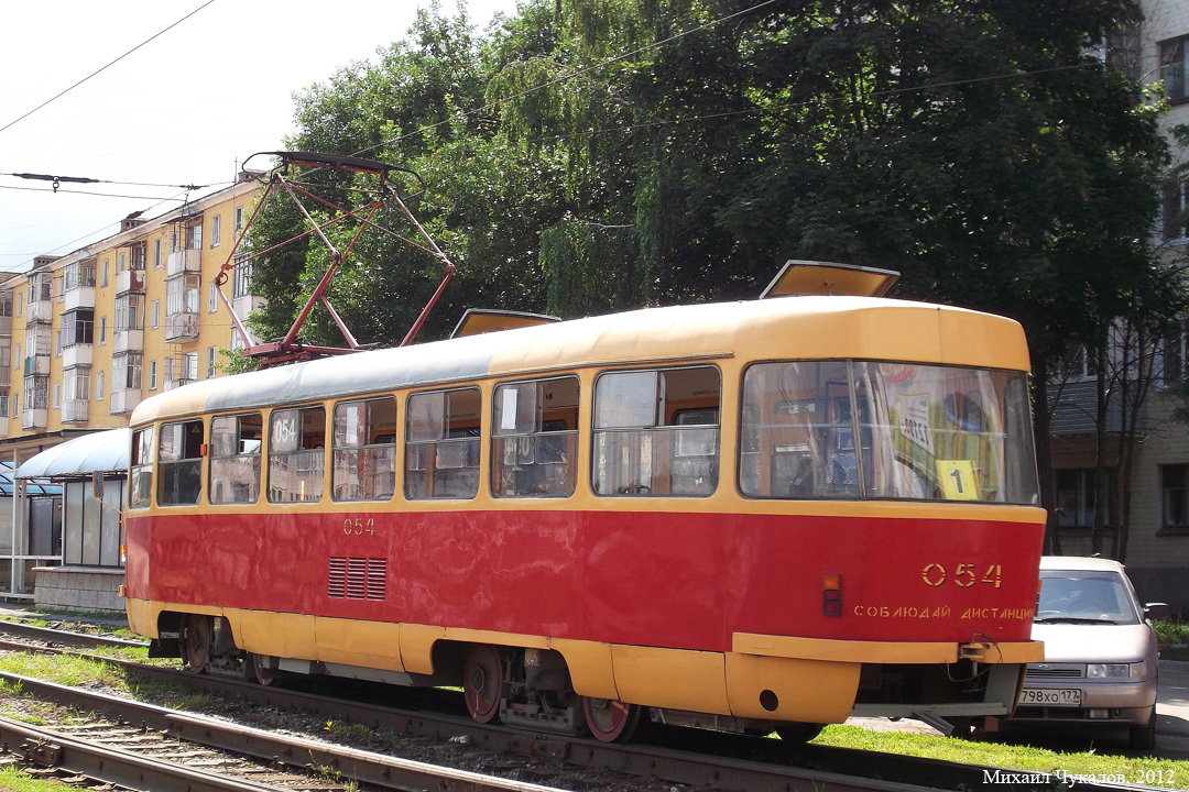 Орёл, Tatra T3SU № 054