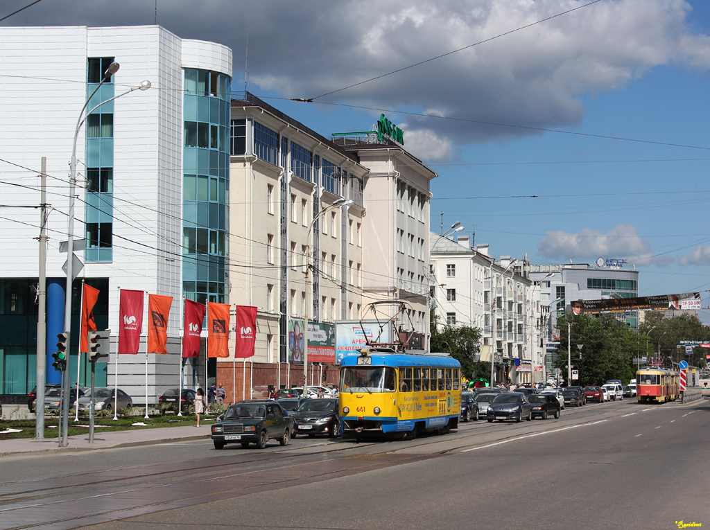 Екатеринбург, Tatra T3SU № 661