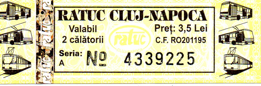 Клуж-Напока — Проездные документы