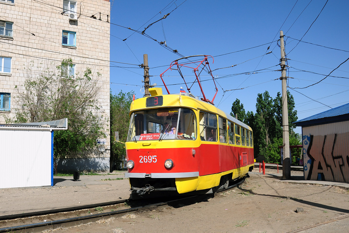Волгоград, Tatra T3SU № 2695