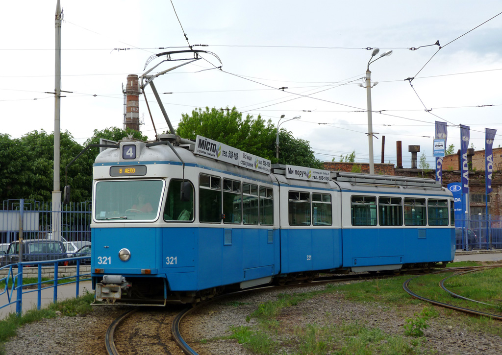 Винница, SWS/SIG/BBC Be 4/6 "Mirage" № 321