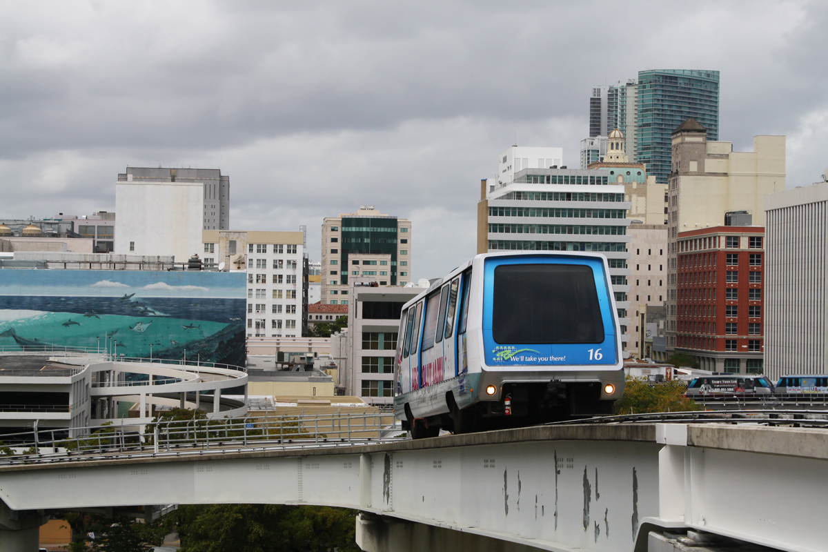 Майами, FL, Adtranz C-100 № 16; Майами, FL — Metromover