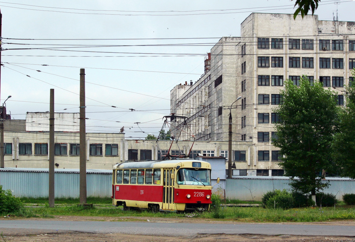 Iževska, Tatra T3SU (2-door) № 2286