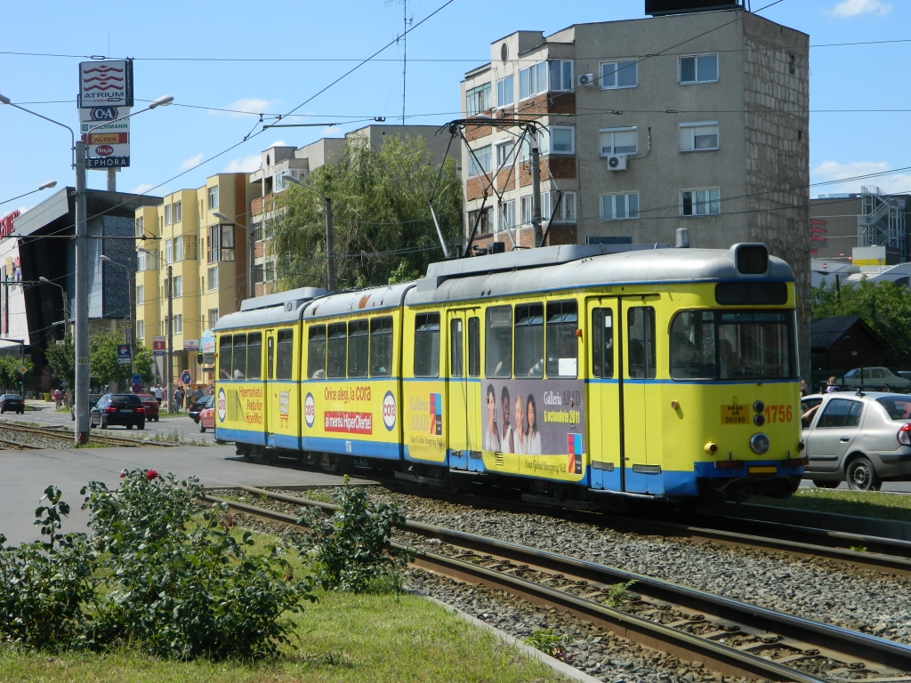 Арад, Duewag GT8 № 1756