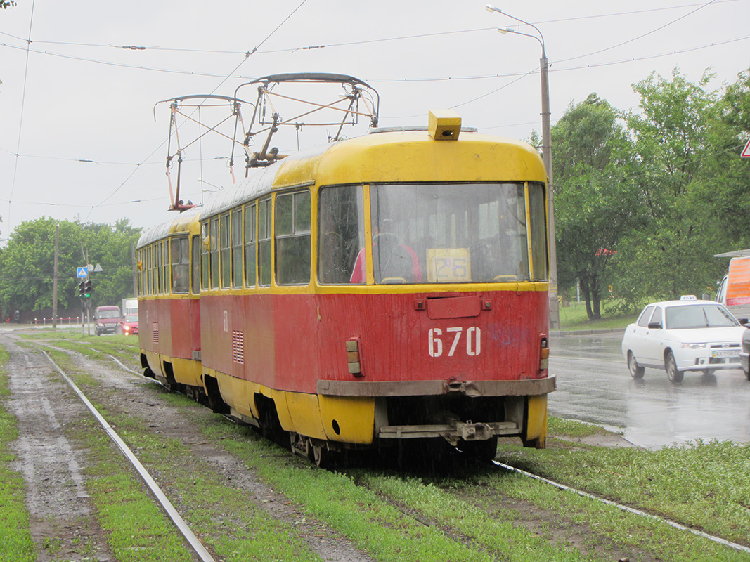 Харьков, Tatra T3SU № 670