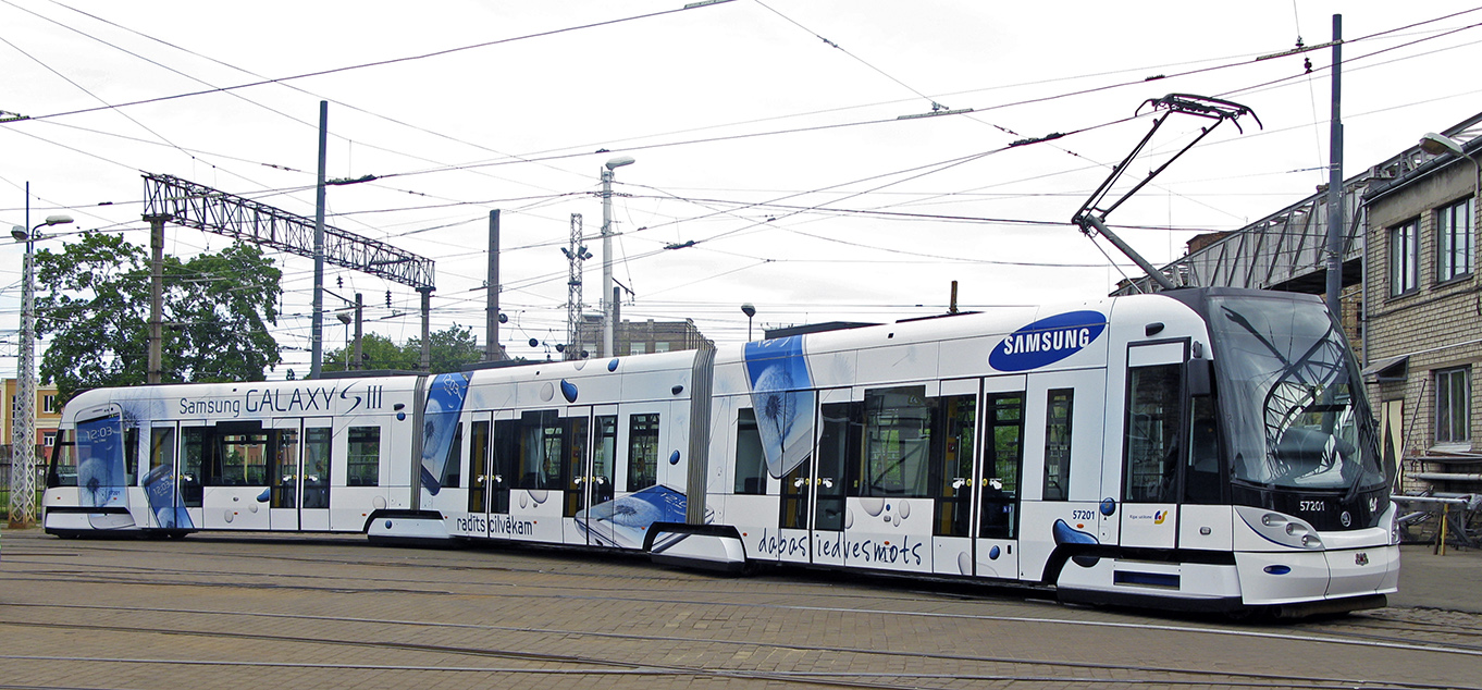 Рига, Škoda 15T ForCity Alfa Riga № 57201