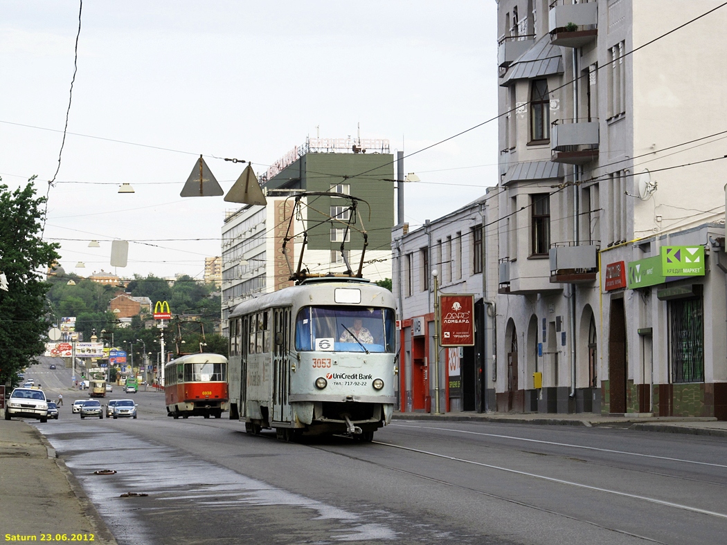 Харьков, Tatra T3SU № 3053