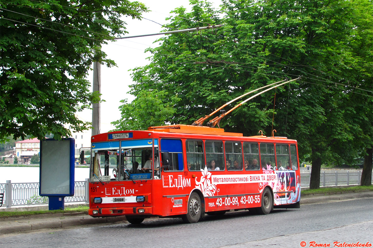 Тернополь, Škoda 14Tr08/6 № 151