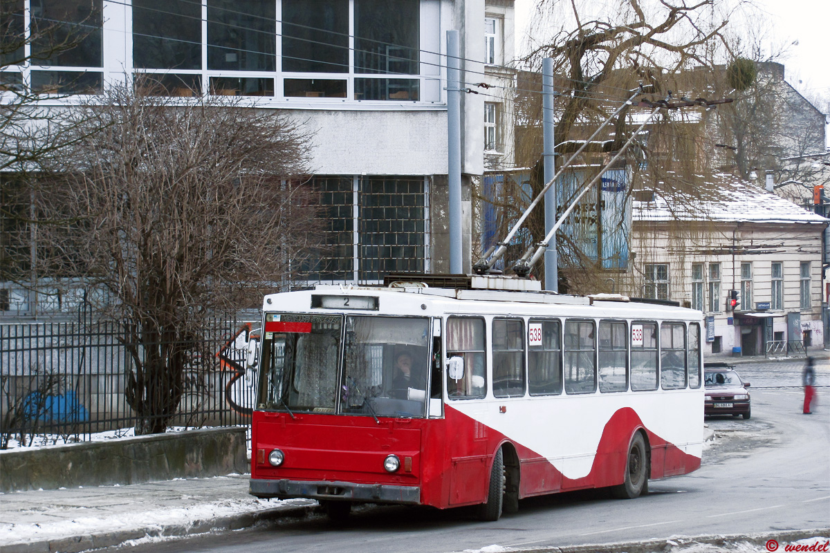 Львов, Škoda 14Tr02/6 № 538