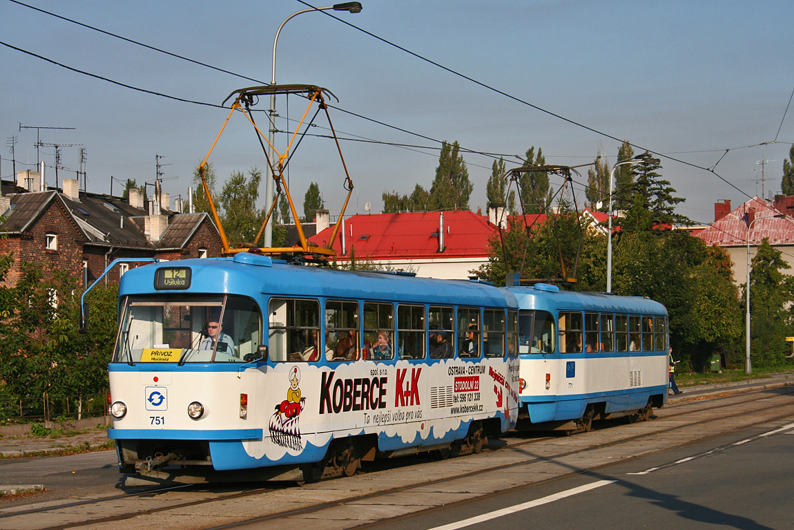 Острава, Tatra T3 № 751