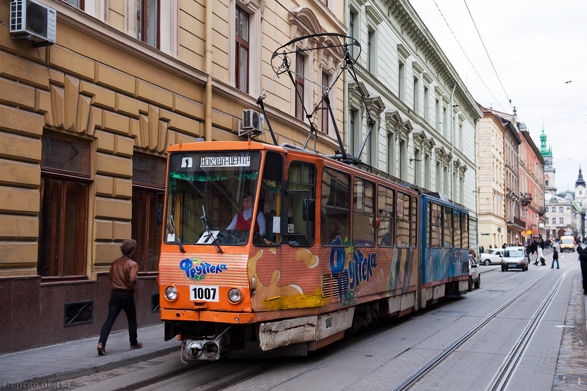 Львов, Tatra KT4SU № 1007