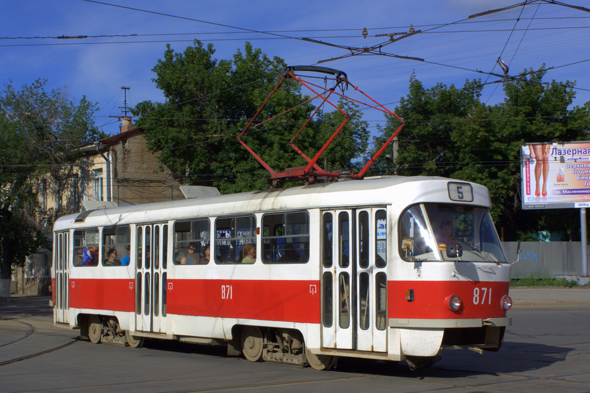 Самара, Tatra T3SU № 871