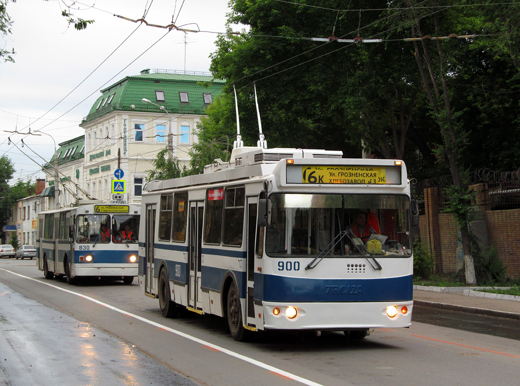 Самара, ЗиУ-682Г-016.03 № 900; Самара — Ремонт мостового перехода "Самарский" (мост через реку Самару по улице Главной) (4 июня — 31 августа 2012 г.); Самара — Троллейбусные линии