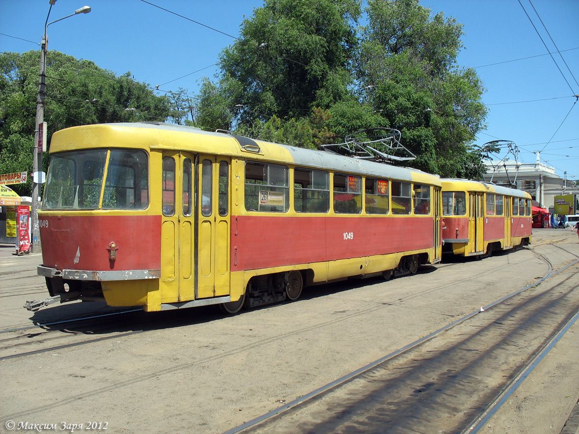 Одесса, Tatra T3SU (двухдверная) № 1049