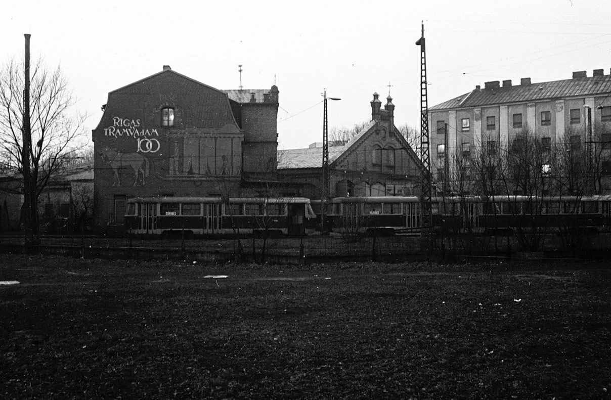 Riga — Old photos; Riga — Tramway Lines and Infrastructure