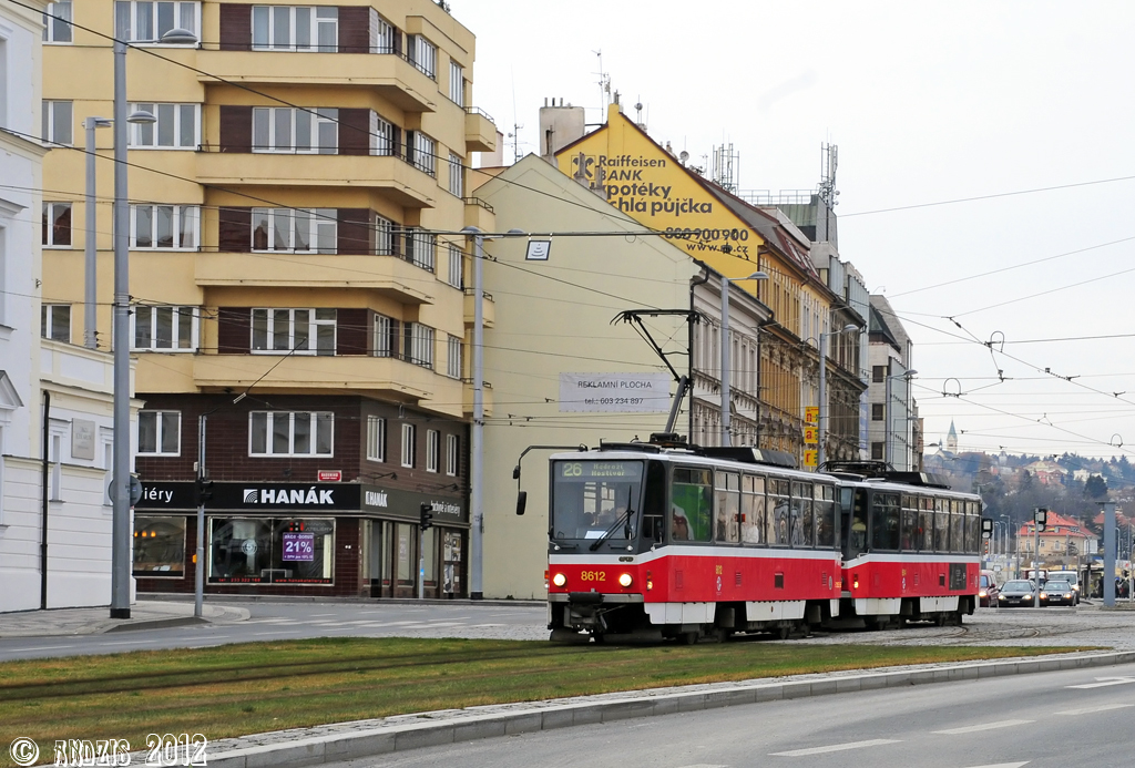 Прага, Tatra T6A5 № 8612