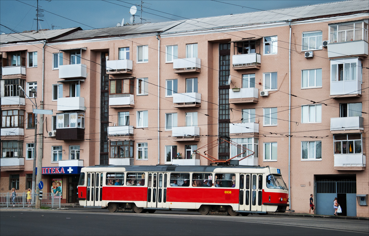 Харьков, Tatra T3 № 6938
