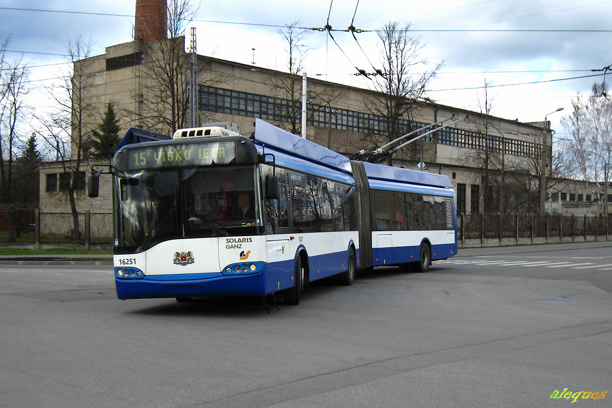 Рига, Solaris Trollino II 18 Ganz № 16251