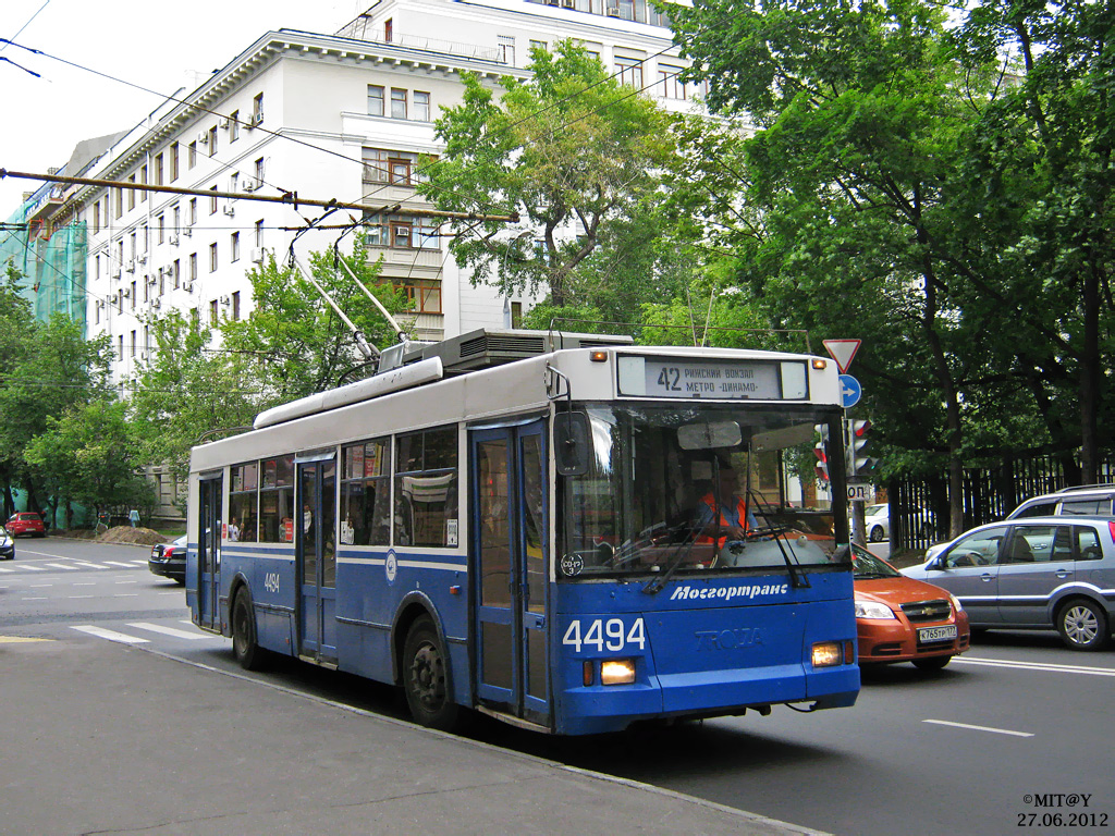 Москва, Тролза-5275.05 «Оптима» № 4494