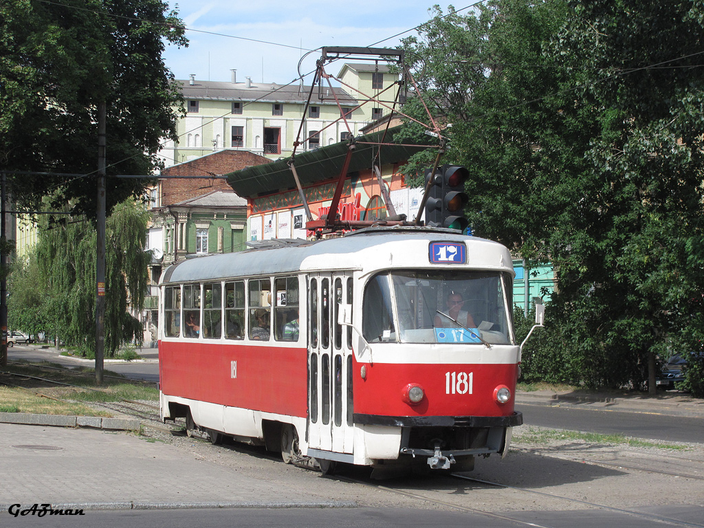 Днепр, Tatra T3SU (двухдверная) № 1181