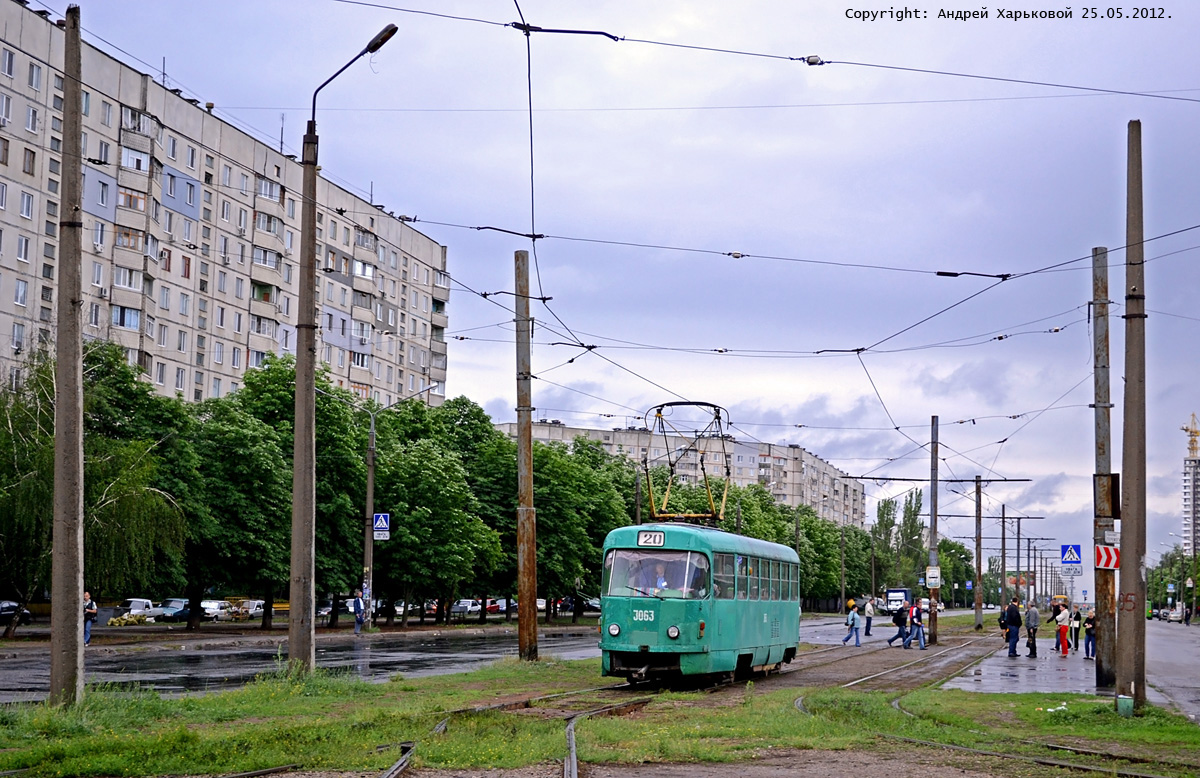 Harkiv, Tatra T3SU № 3063