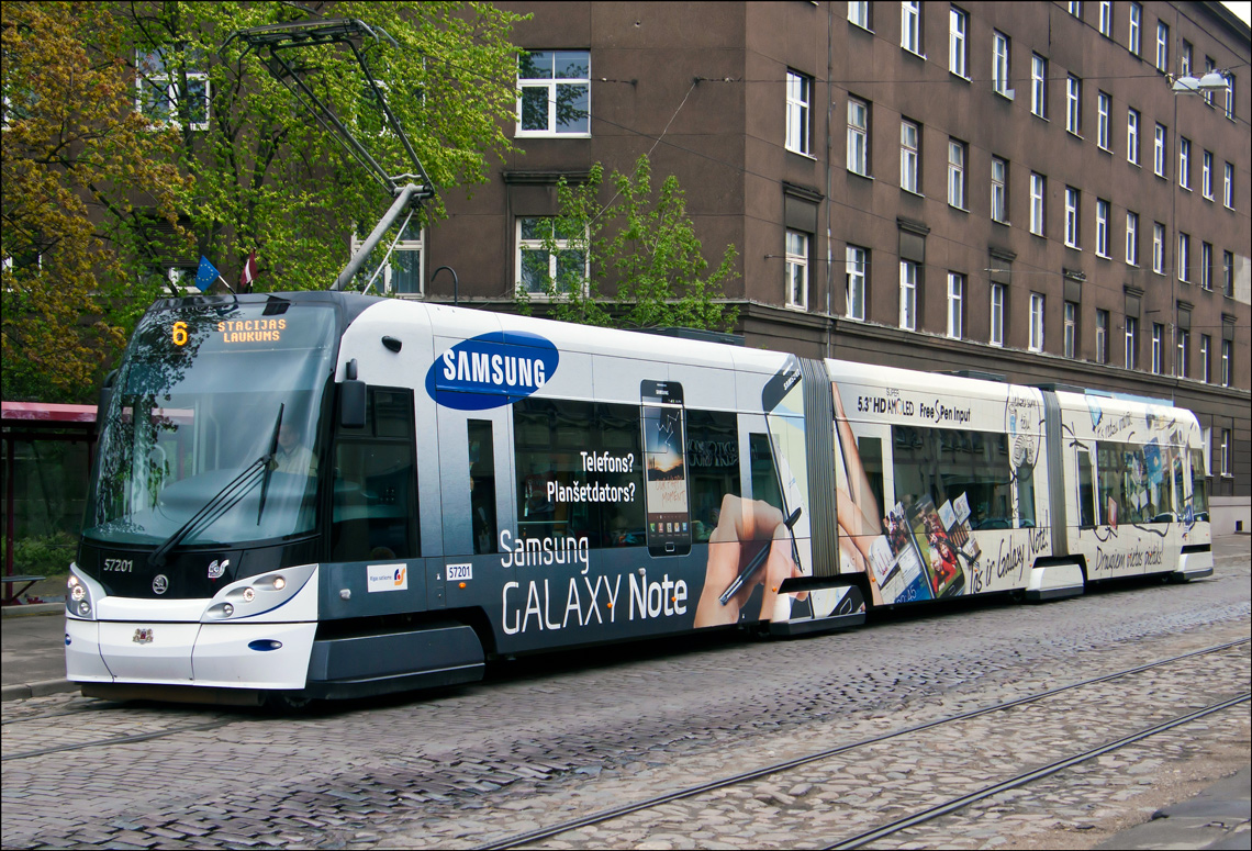 Рига, Škoda 15T ForCity Alfa Riga № 57201