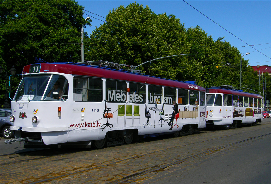 Рига, Tatra T3A № 51133