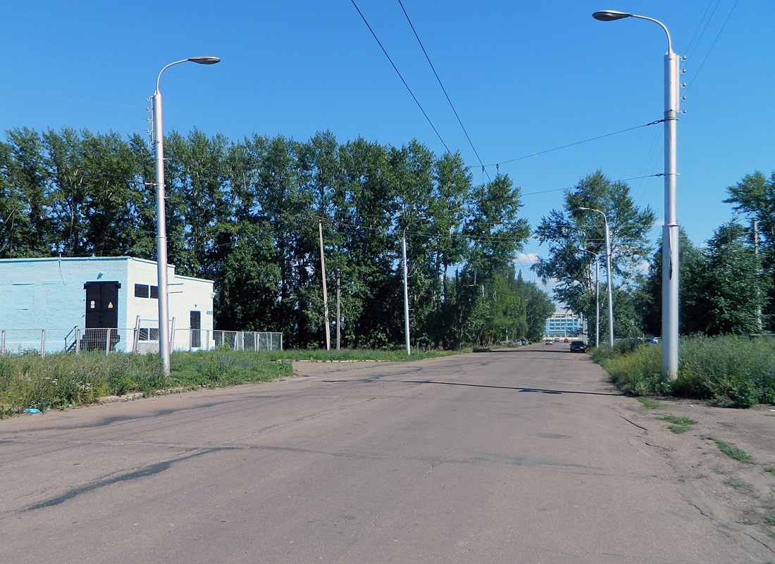 Overhead network, power supply and current collection; Sterlitamak — Trolleybus Lines and Infrastructure