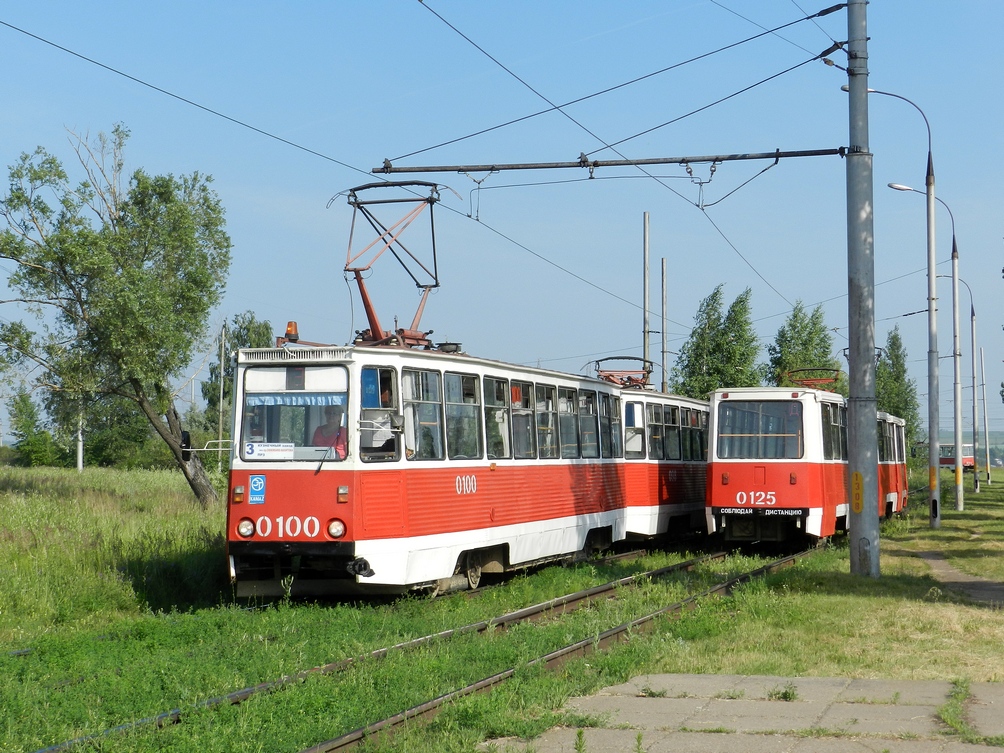 Набережные Челны, 71-605 (КТМ-5М3) № 0100; Набережные Челны, 71-605А № 0125