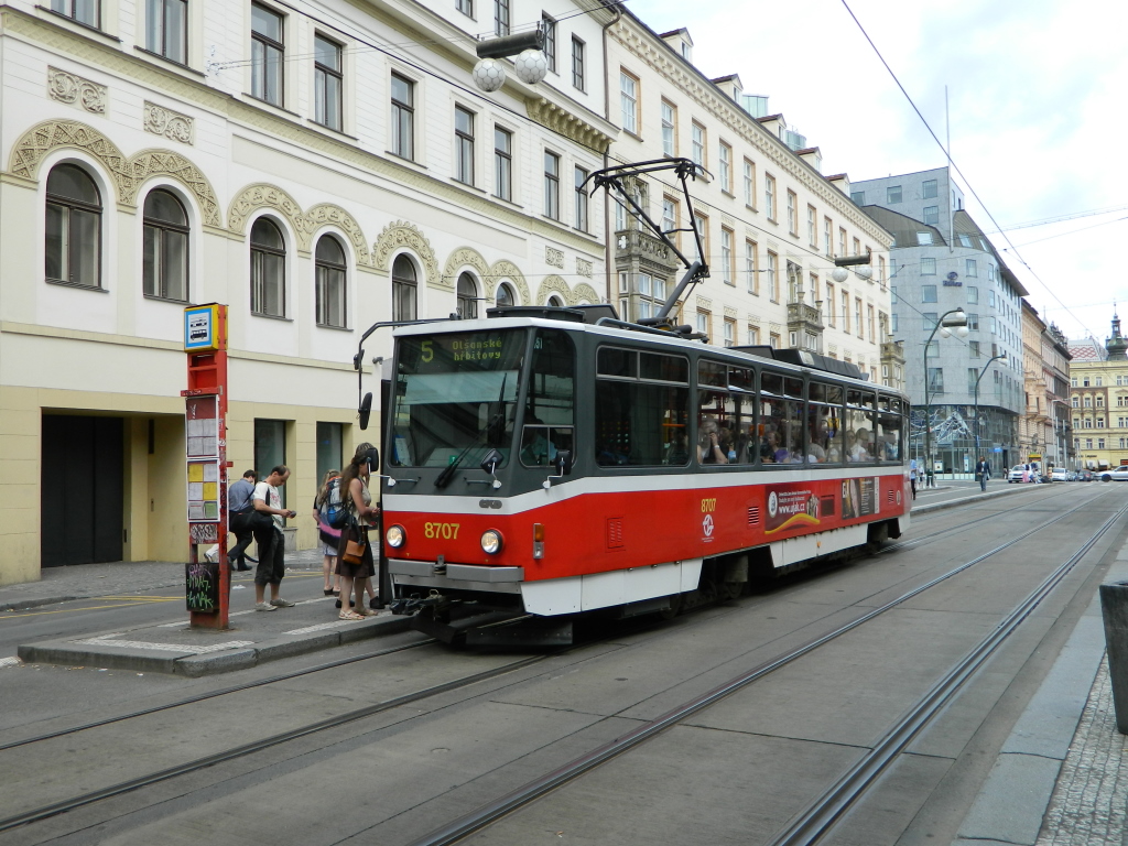 Прага, Tatra T6A5 № 8707