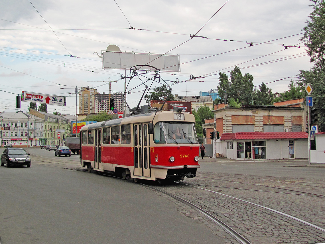 Киев, Tatra T3 № 5760